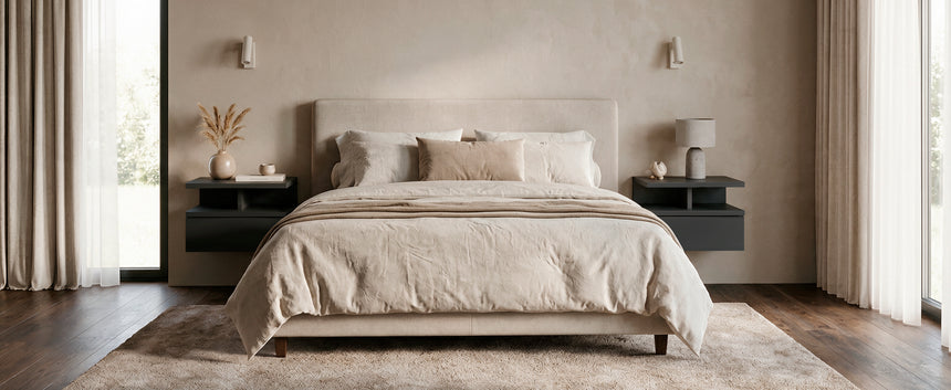 Comodino MONACO 2T, set da 2 — Antracite