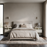 Comodino MONACO 2T, set da 2 — Rovere Craft Bianco