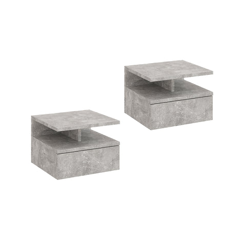 Bedside Table MONACO 2T, Set of 2