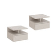 Bedside Table MONACO 2T, Set of 2