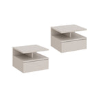Comodino MONACO 2T, set da 2 — Cachemire