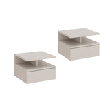 Comodino MONACO 2T, set da 2 — Cachemire