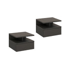 Comodino MONACO 2T, set da 2 — Antracite