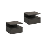 Comodino MONACO 2T, set da 2 — Antracite