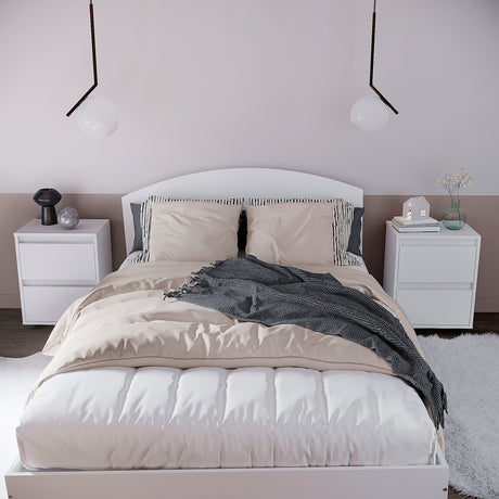 Kommode mit 2 Schubladen, 2er Set | Linoa 2NS