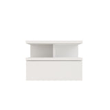 Mesita de noche MONACO T — Blanco