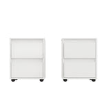 Kommode mit 2 Schubladen, 2er Set | Linoa 2NS