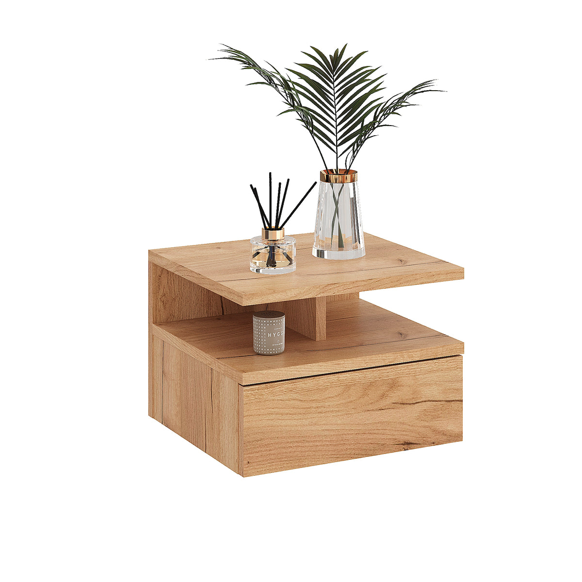 Stolik nocny MONACO T — Dąb Craft Złoty