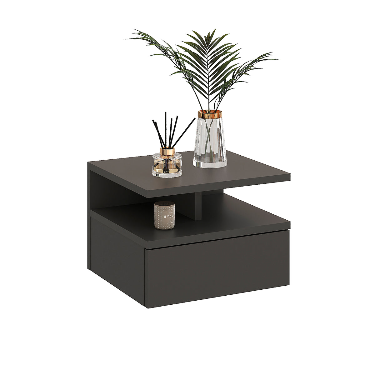 Stolik nocny MONACO T — Antracyt