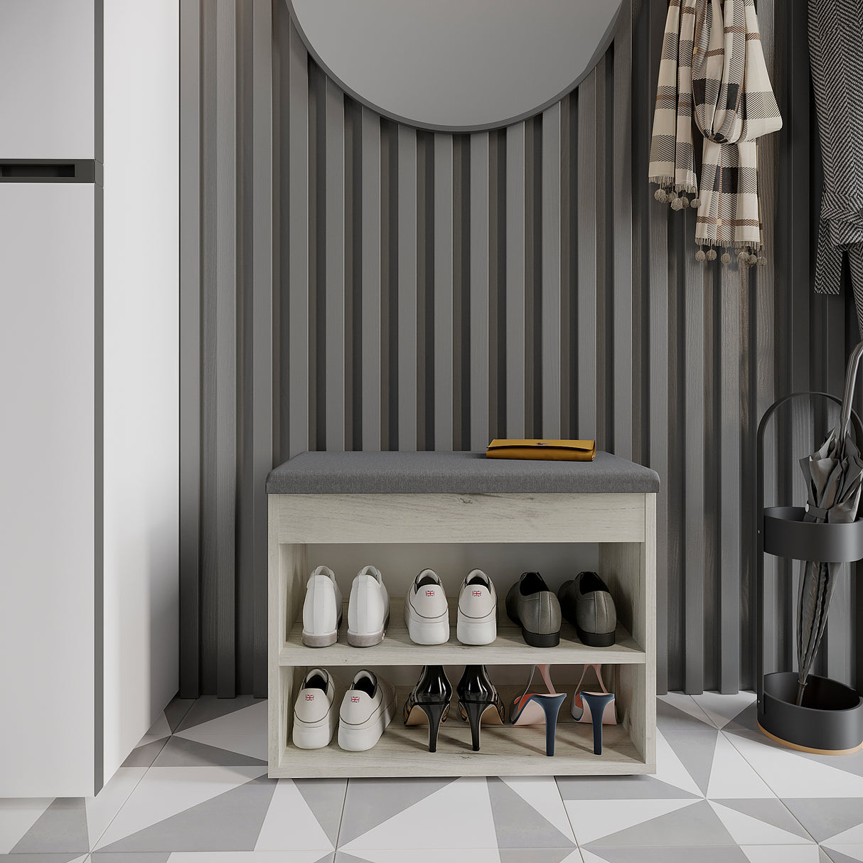 Schuhbank mit Sitzfläche | Sofia 60