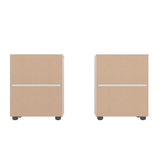 Kommode mit 2 Schubladen, 2er Set | Linoa 2NS