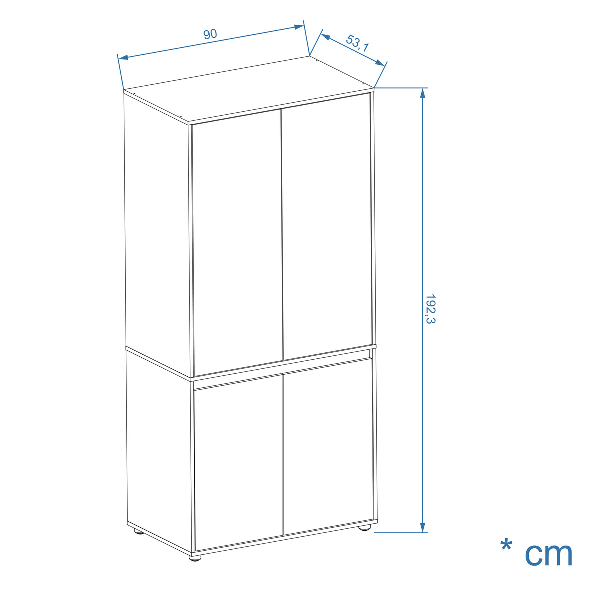 Armario CUBE 90F
