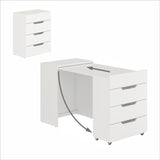 KOMTO Schreibtisch mit 3 Schubladen | FOLDY 2