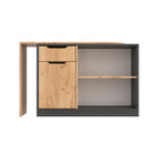 Scrivania FOLDY 3 — Rovere Craft Dorato / Antracite