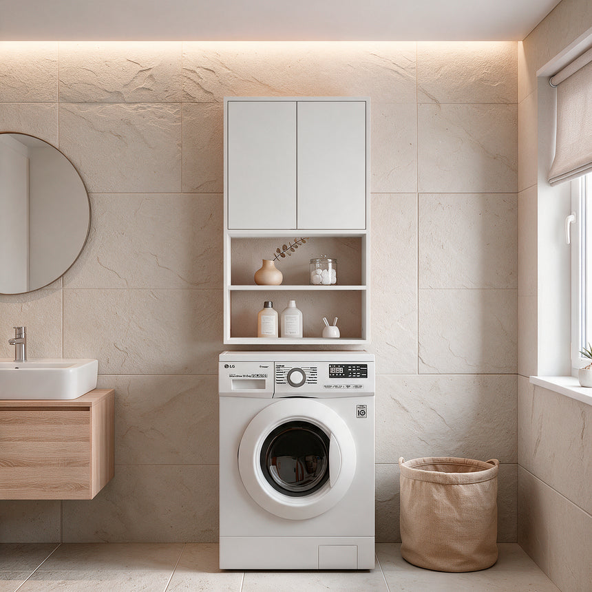 Mobile per lavatrice GIZMO W — Bianco