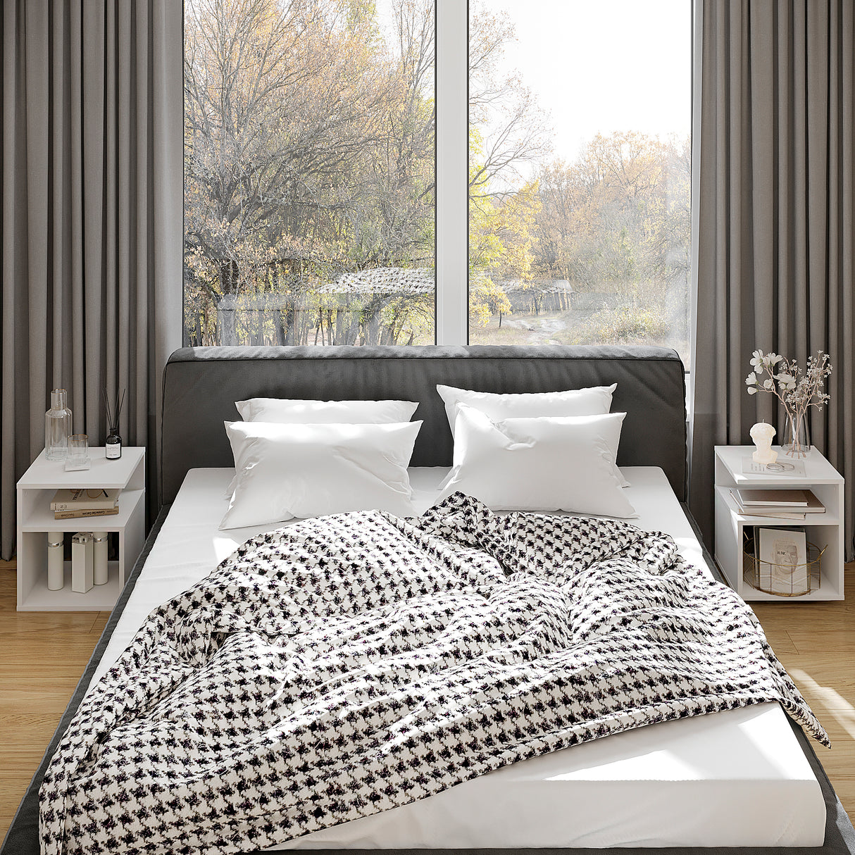Beistelltisch mit 2 offene Fächer | KABA 2 pcs.
