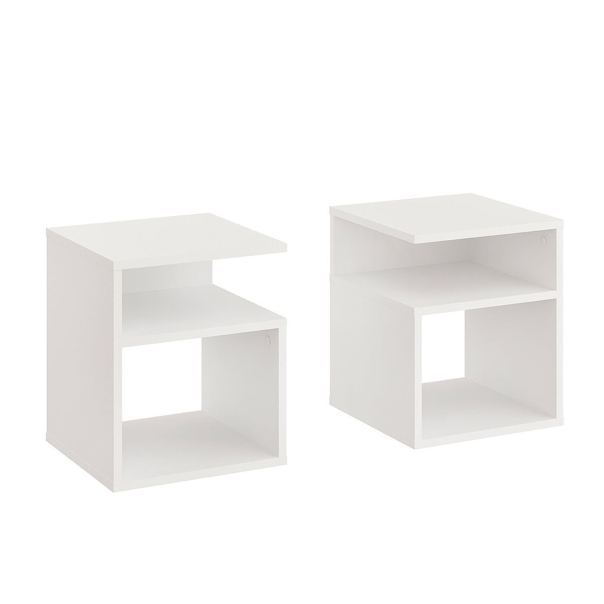 Beistelltisch mit 2 offene Fächer | KABA 2 pcs.