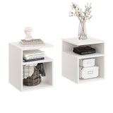Beistelltisch mit 2 offene Fächer | KABA 2 pcs.