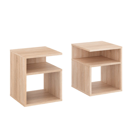 Beistelltisch mit 2 offene Fächer | KABA 2 pcs.