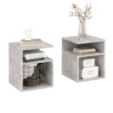 Beistelltisch mit 2 offene Fächer | KABA 2 pcs.