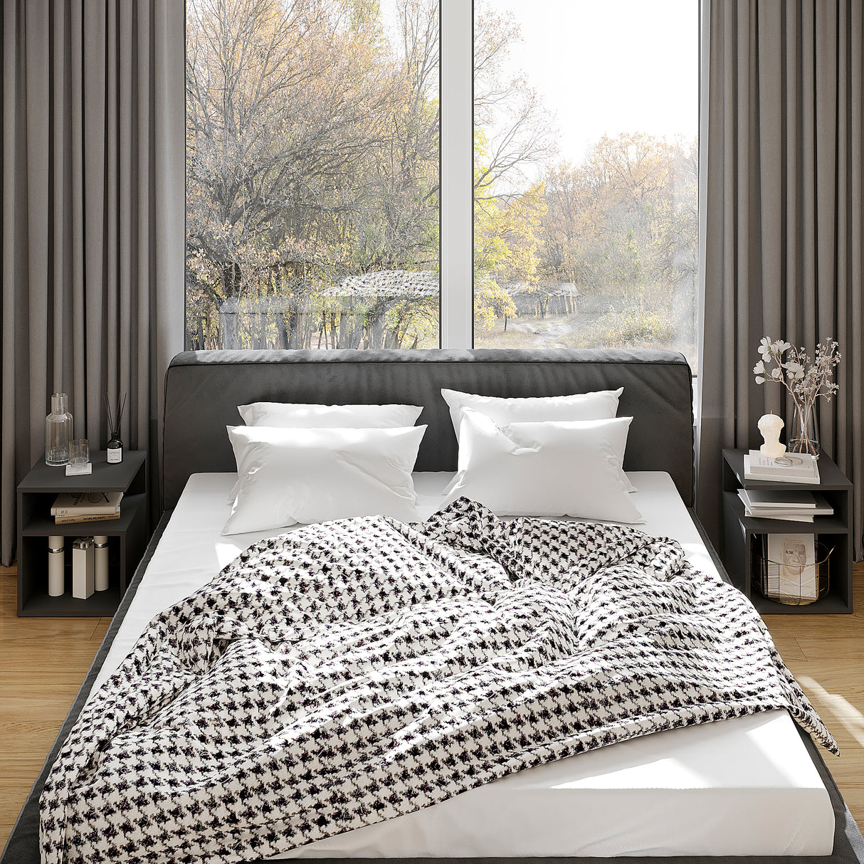 Beistelltisch mit 2 offene Fächer | KABA 2 pcs.