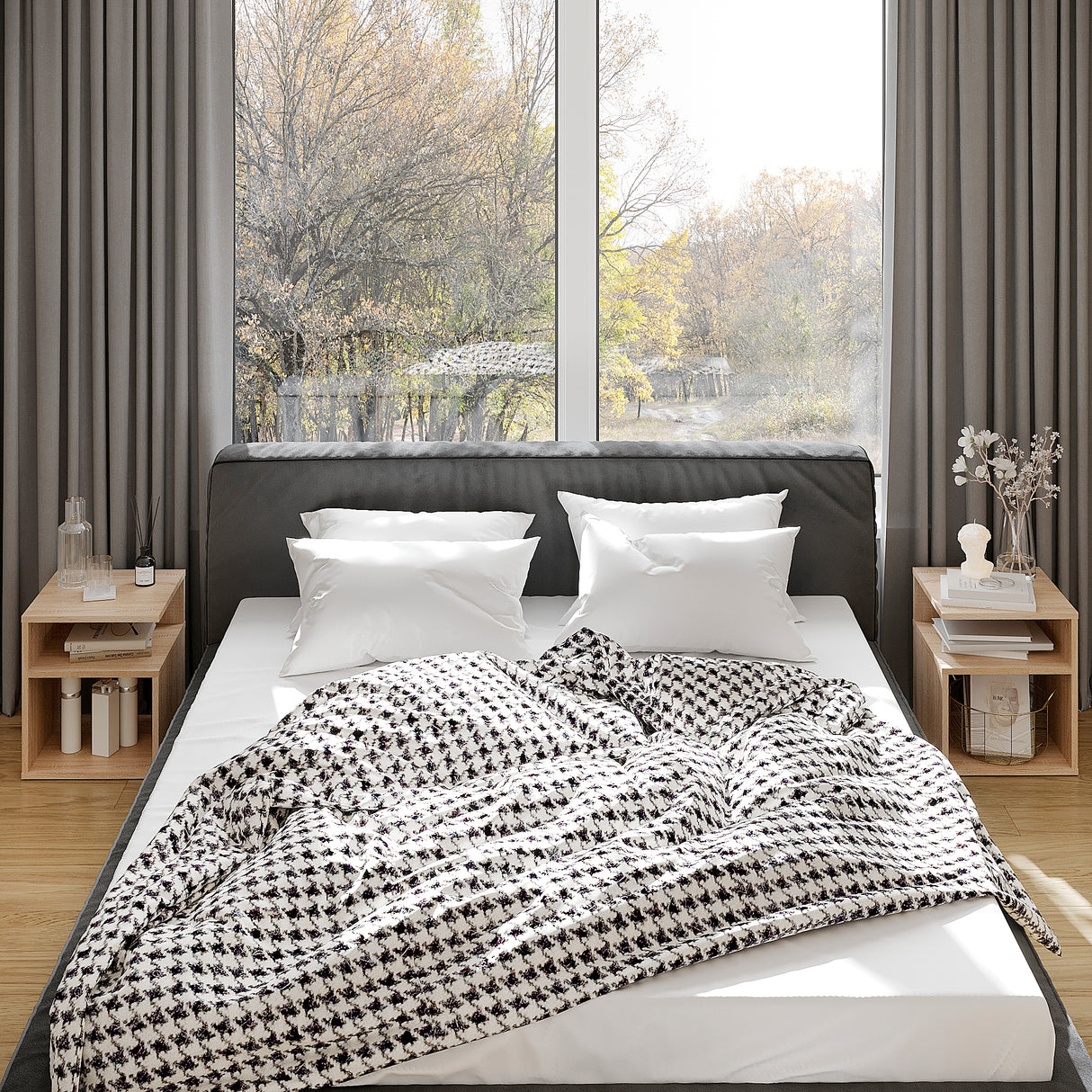 Beistelltisch mit 2 offene Fächer | KABA 2 pcs.