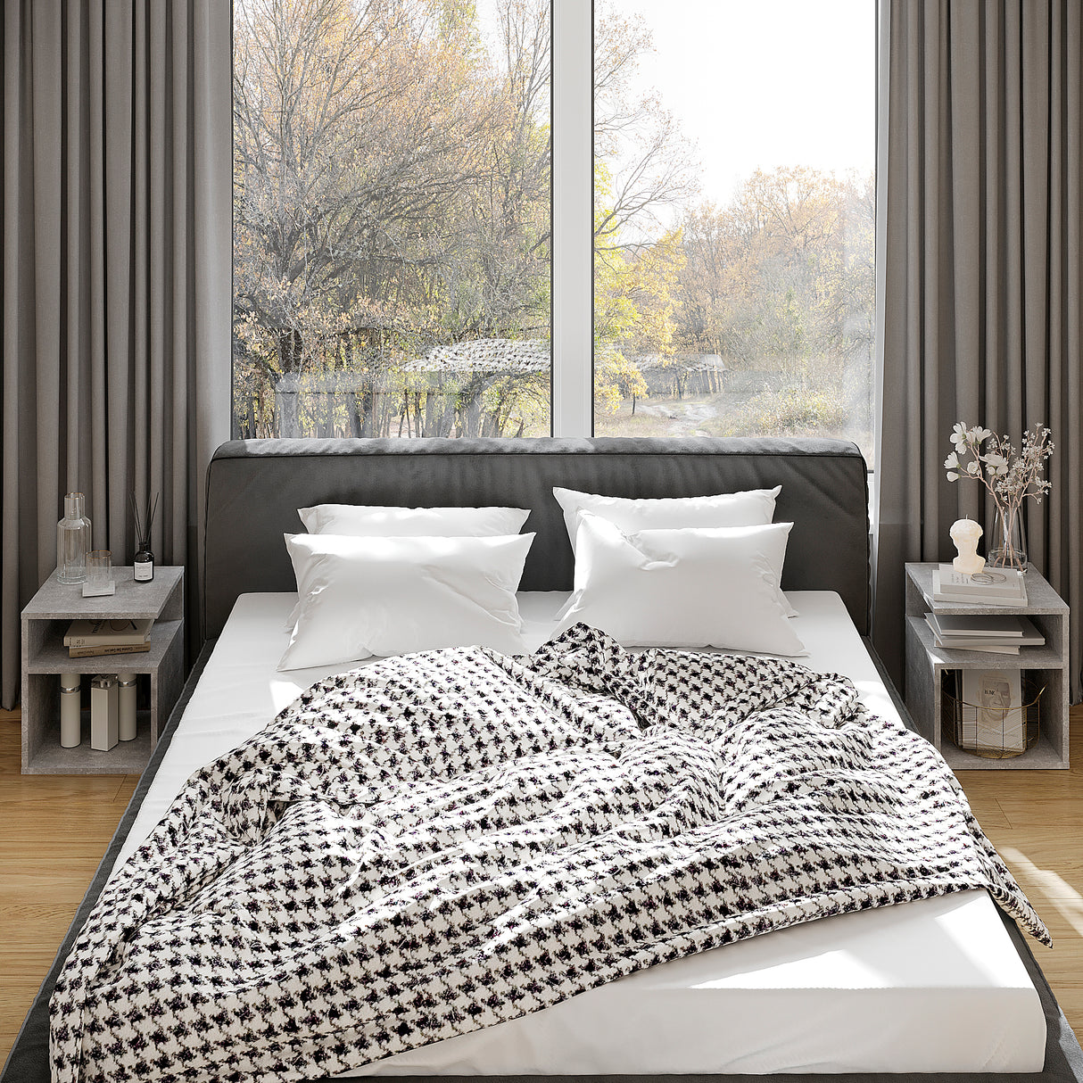 Beistelltisch mit 2 offene Fächer | KABA 2 pcs.