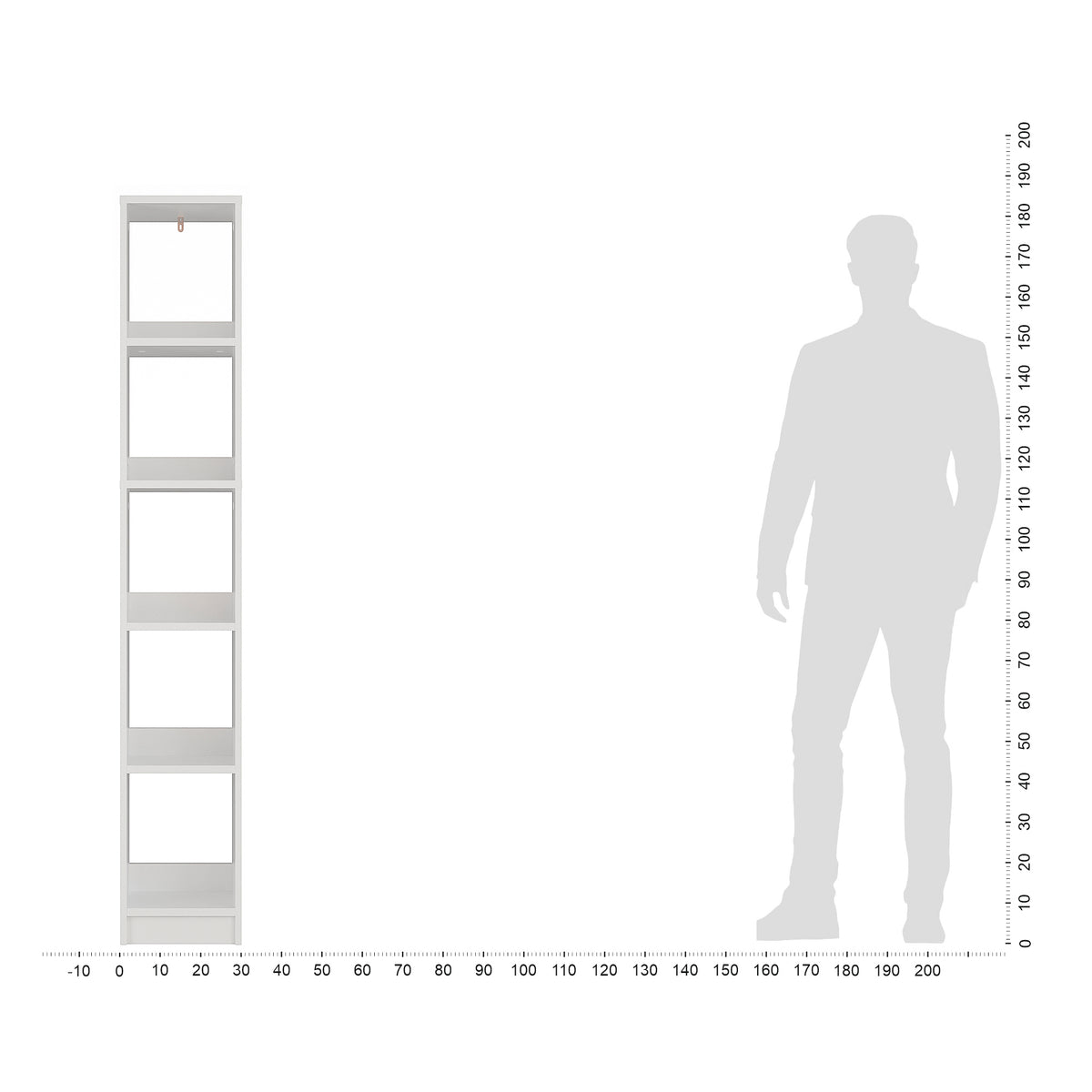 Bookcase LAKO 6 — White