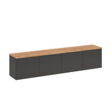 Mobile TV LOIS 4 — Rovere Craft Dorato / Antracite
