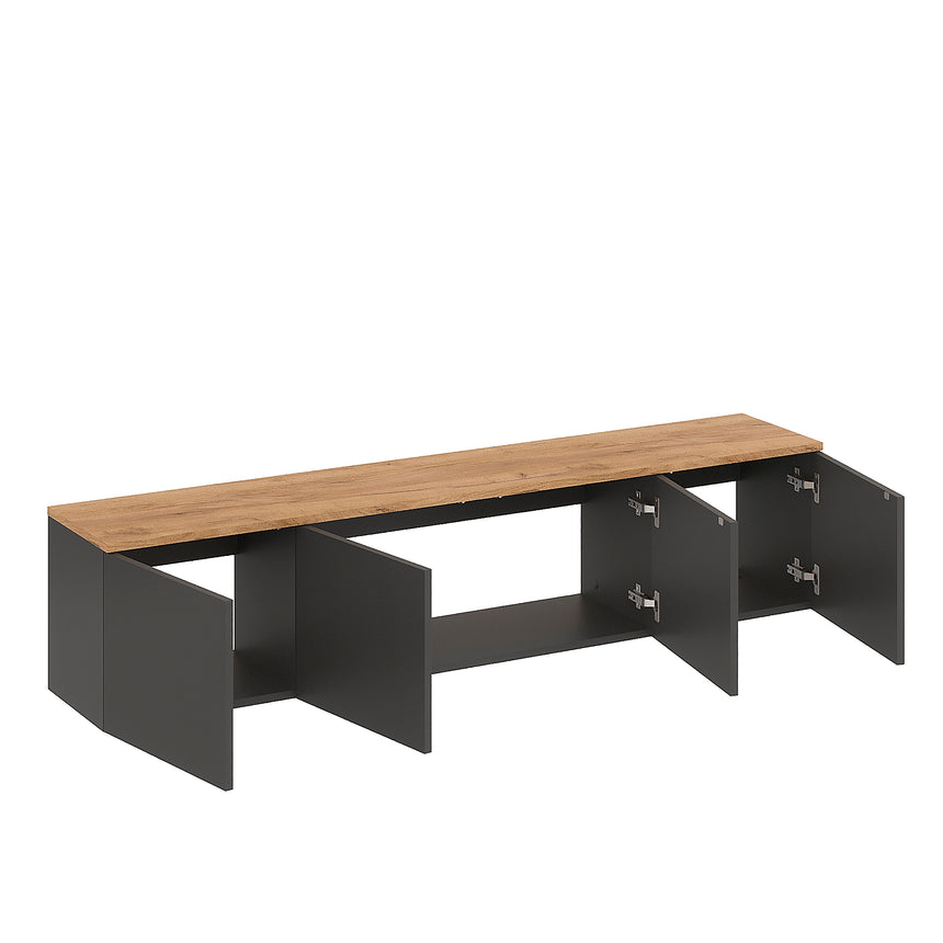 Mobile TV LOIS 4 — Rovere Craft Dorato / Antracite