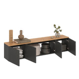 Mobile TV LOIS 4 — Rovere Craft Dorato / Antracite