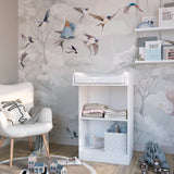 Wickeltisch Schmal, Baby Kommode mit Wickelaufsatz abnehmbar, Baby Changing Table | Lulliblox M1