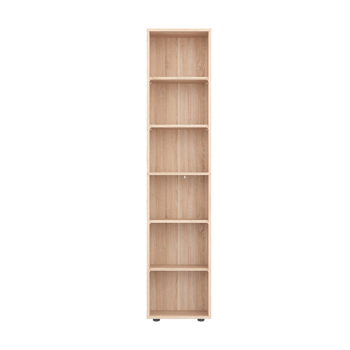 Bücherregal mit 6 Ebenen und Höhenverstellbare Regale | LUMO 40-6F