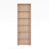 Bücherregal mit 6 Ebenen und Höhenverstellbare Regale | LUMO 60-6F