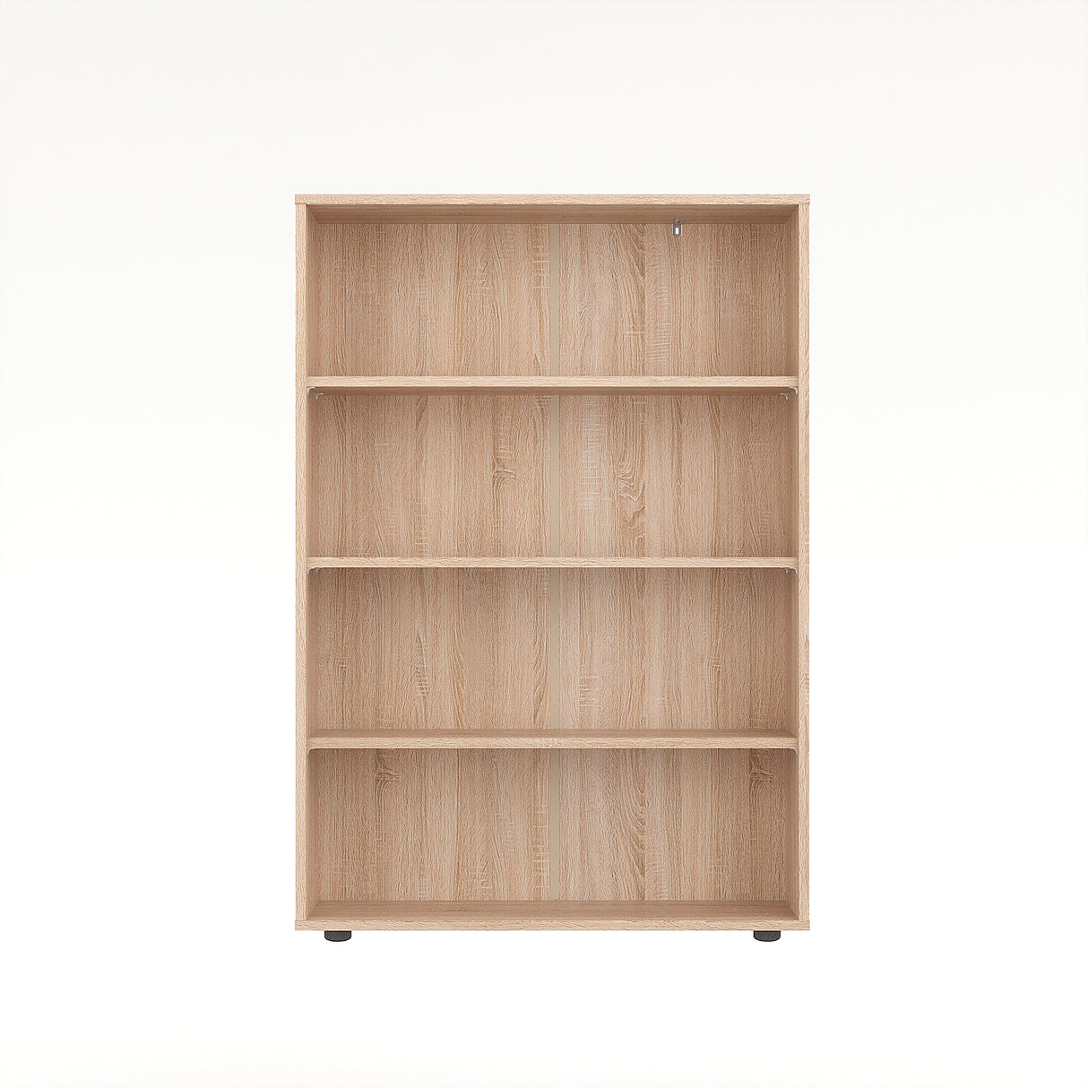 Bücherregal mit 4 Ebenen und Höhenverstellbare Regale | Lumo 80-4F