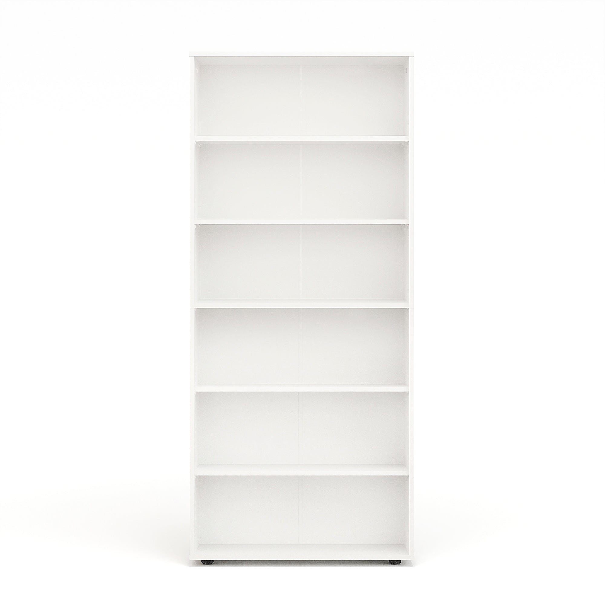 Bücherregal Mit 6 Verstellbaren Etagen – Einfache Montage Ohne Bohren – In 4 Farben – Für Schlafzimmer, Wohnzimmer & Mehr