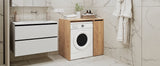 Mueble para lavadora MOZI L — Roble Craft Dorado