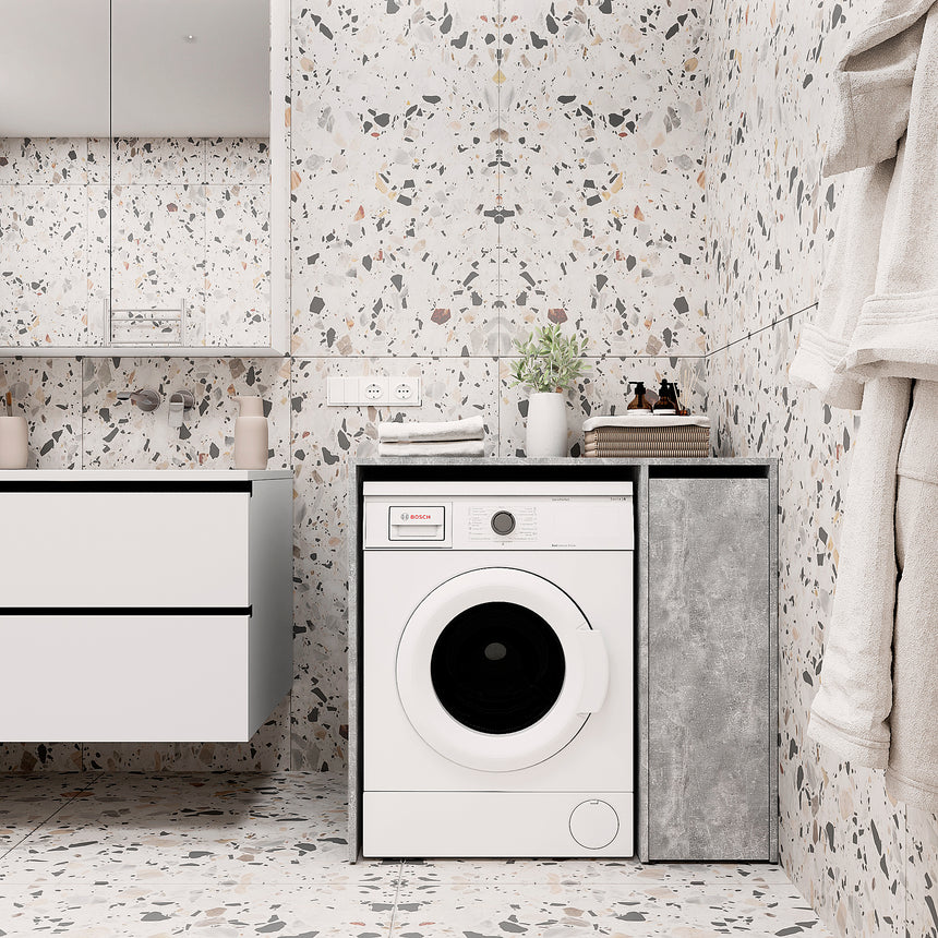 Mueble para lavadora MOZI L — Hormigón