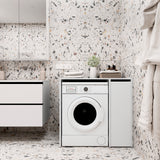 Mueble para lavadora MOZI L — Blanco