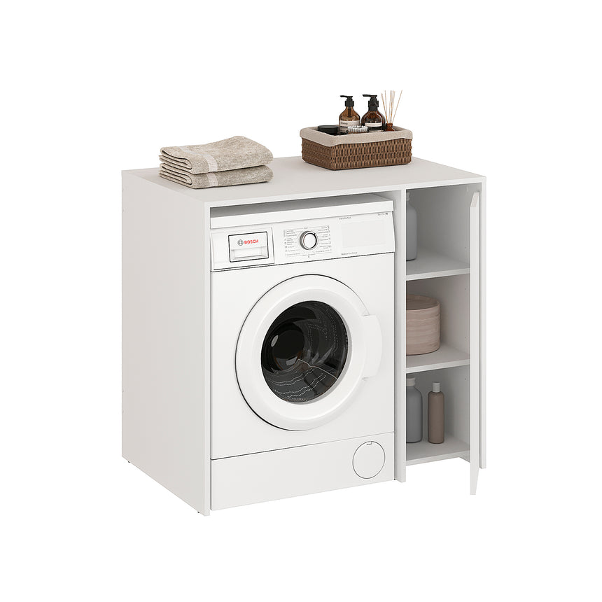 Mueble para lavadora MOZI L — Blanco
