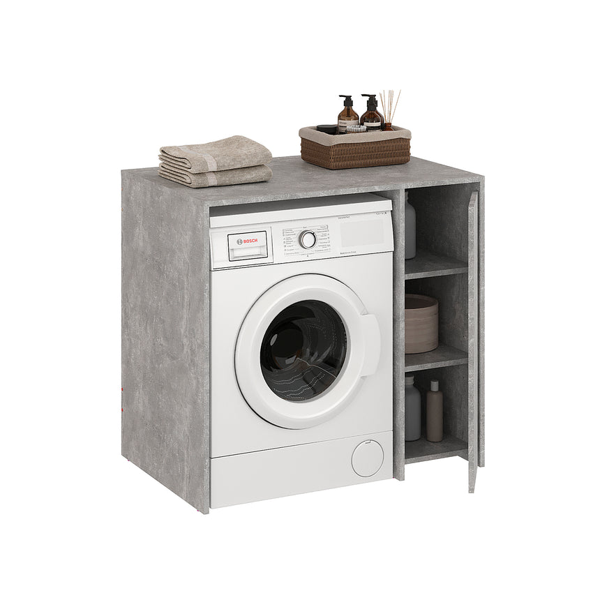 Mueble para lavadora MOZI L — Hormigón