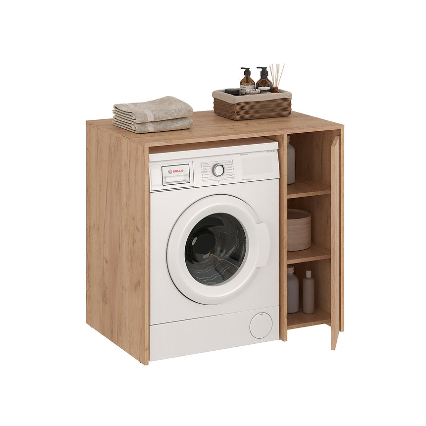 Mueble para lavadora MOZI L — Roble Craft Dorado