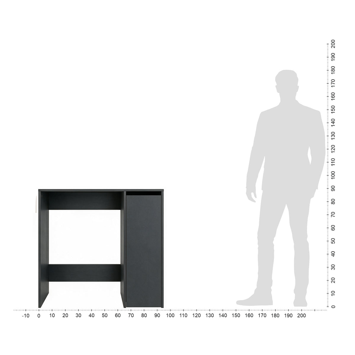 Mueble para lavadora MOZI L — Antracita