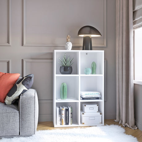 Bücherregal mit 6 Fächern | Nubo 6