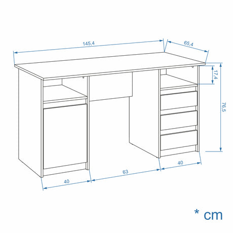 Kirjutuslaud Oslo 145