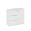 Kommode mit 3 Schubladen und 1 Tür | PIKO