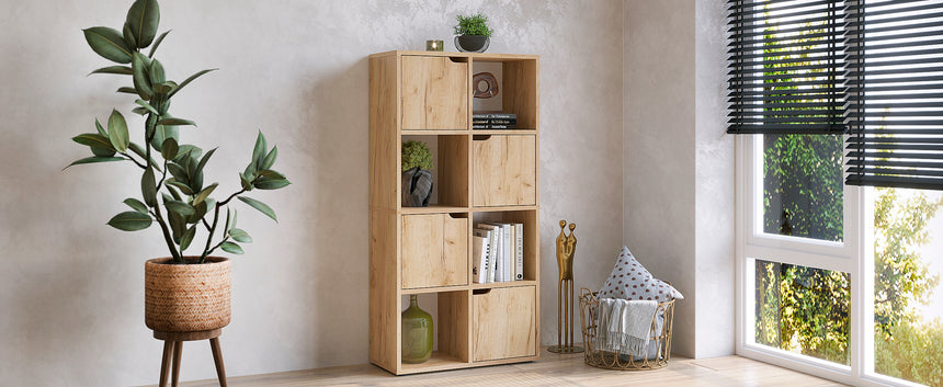 Libreria Shelf 8 — Rovere Craft Dorato