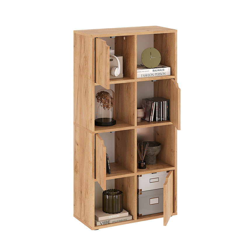 Libreria Shelf 8 — Rovere Craft Dorato