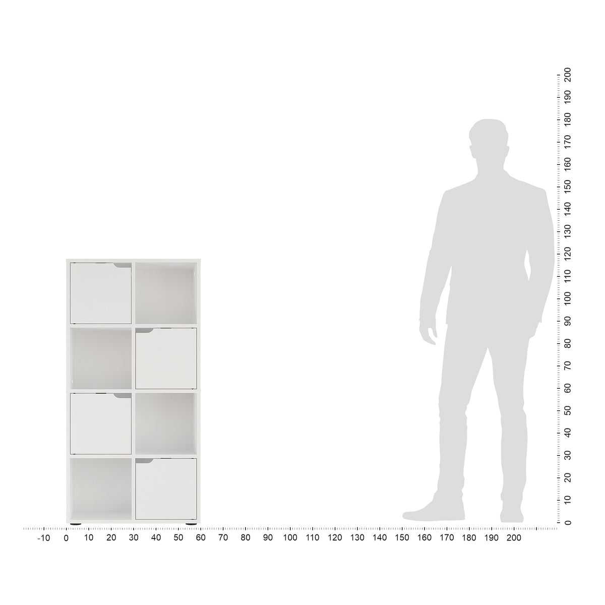 Bookcase Shelf 8 — White