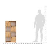 Libreria Shelf 8 — Rovere Craft Dorato